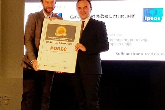 Poreč ponovno proglašen gradom s najboljom kvalitetom života 