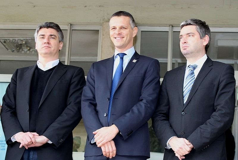 Zoran Milanović, Valter Flego i Boris Miletić