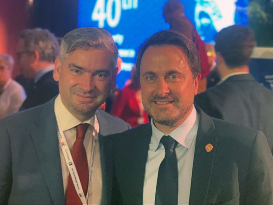Boris Miletić i premijer Luksemburga Xavier Bettel