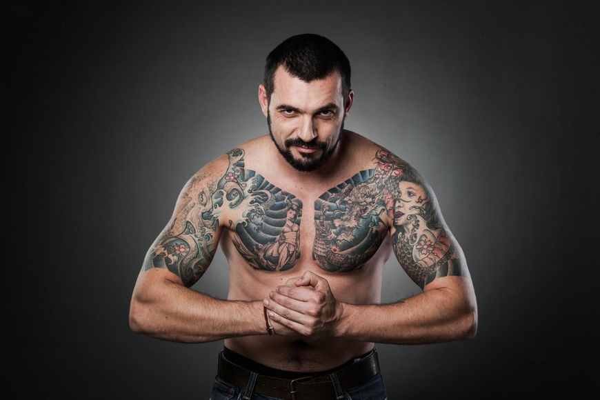 Tetovaže poznatog kuhara Davida Skoke (foto: Petar Glebov/PIXSELL)