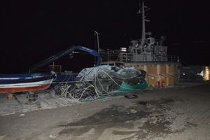Potvrđeno da je ribarska mreža u Plomin luci zapaljena