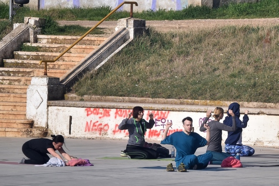 Jutarnja meditacija na pulskim Valkanama u vrijeme korone