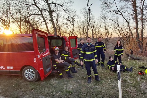 Gorjela šuma kod Baderne: požar je uspješno ugašen (foto)