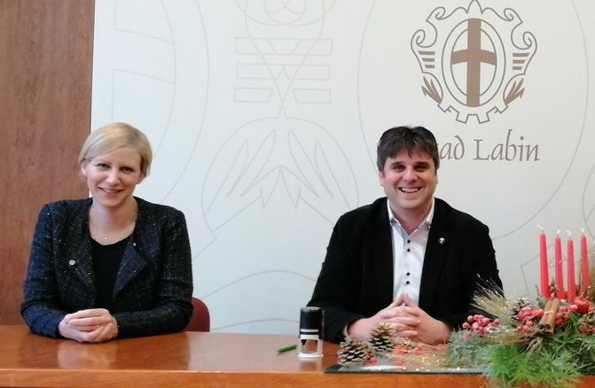 Federika Mohorović Čekada i Valter Glavičić 