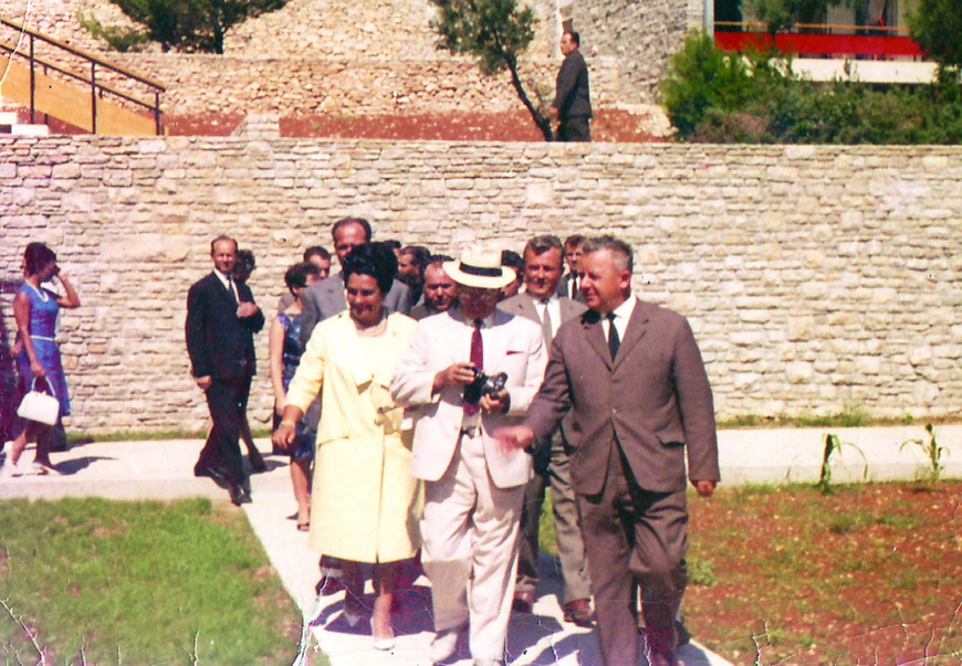 Josip Broz Tito za jednog posjeta Istri 