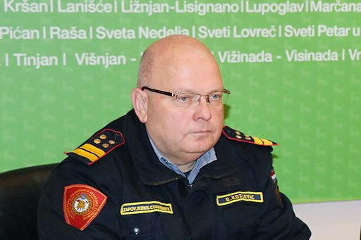 Dino Kozlevac, šef Stožera civilne zaštite Istarske županije 