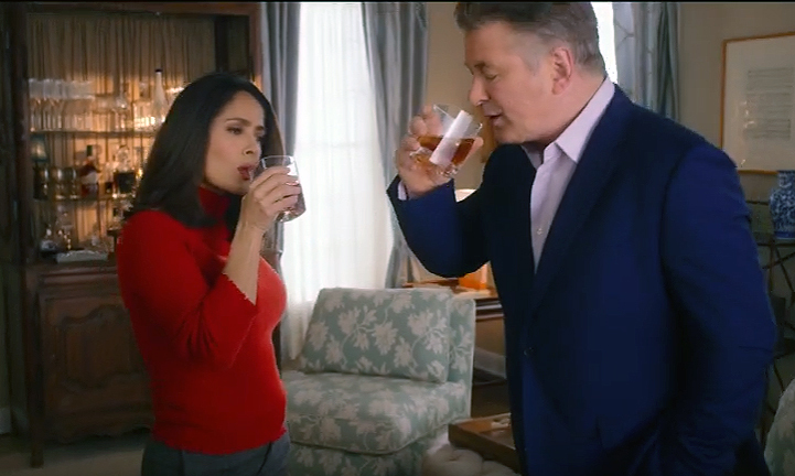 Salma Hayek i Alec Boldwin u filmu "Pijani roditelji"