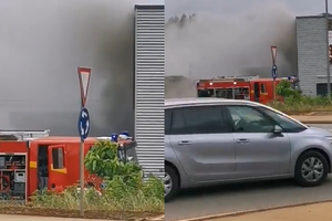 U Kauflandu u Poreču buknuo požar (video)