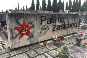 Policija otkrila tko je iscrtao nacističke simbole na labinskom groblju