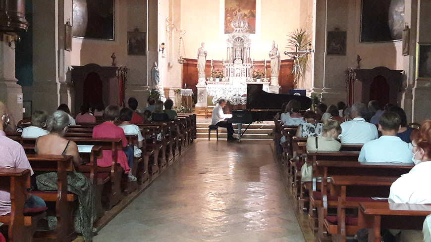 Koncert Ive Pogorelića u umaškoj crkvi