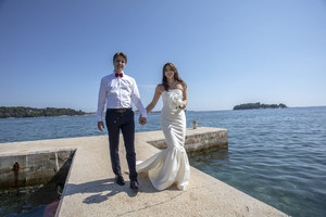 Panorama Rovinja i haljina s Asosa u fokusu su ovog vjenčanja 