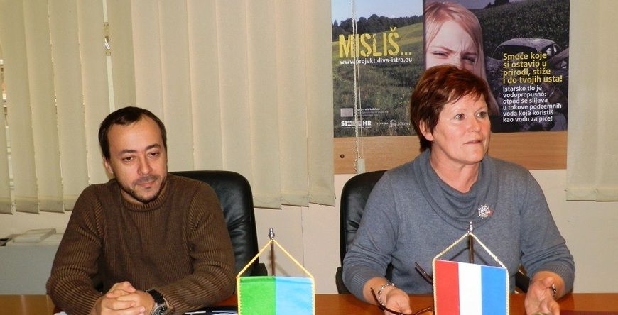Kooridnator projekta Bruno Kostelić i voditeljica Ljiljana Dravec