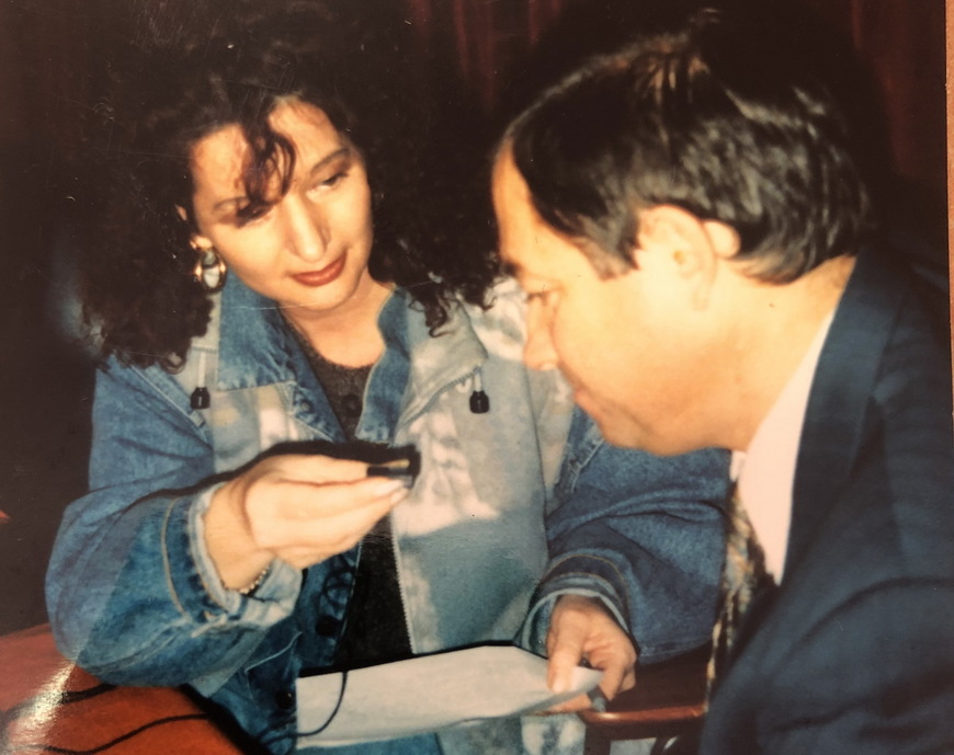Eleonora Matković i Tomislav Merčep 1994. godine 