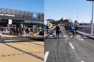 Pogledajte red ispred Eurospina u Poreču: 'Čekaju ko da daju za nič'