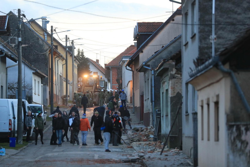 Posljedice razornog potresa u Petrinji i okolici (foto: Slavko Midzor/PIXSELL)