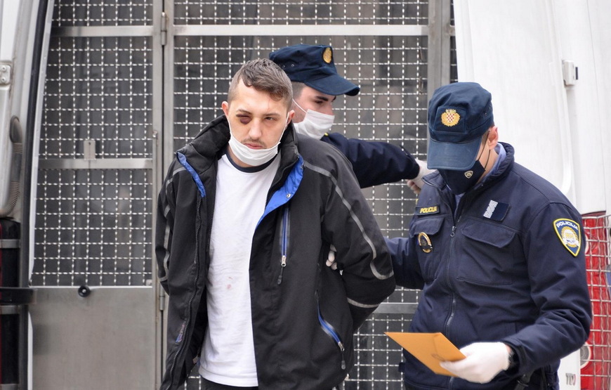  U pulsko Županijsko državno odvjetništvo nasilnik je prepraćen 5. veljače (foto: Saša Miljević / PIXSELL)