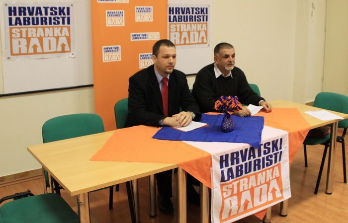 Dr. Ticijan Peruško, kandidat za istarskog župana i Damir Ilić, predsjednik podružnice Istarske županije