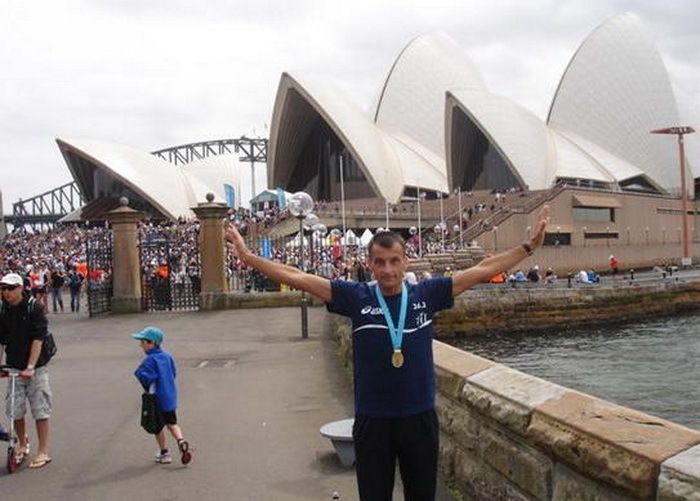 Ivan Stanić na maratonu u Australiji