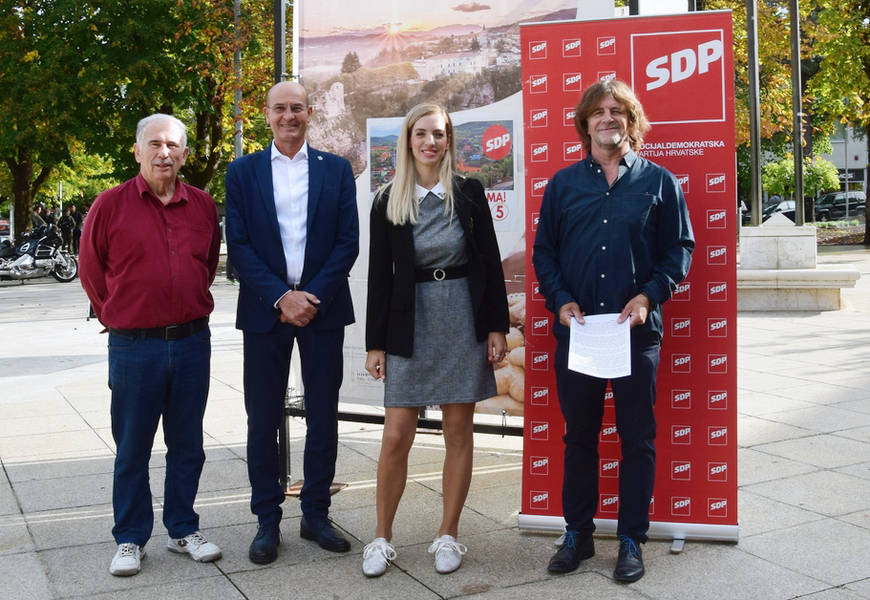 Na predstavljanju izbornog programa SDP-a Pazin
