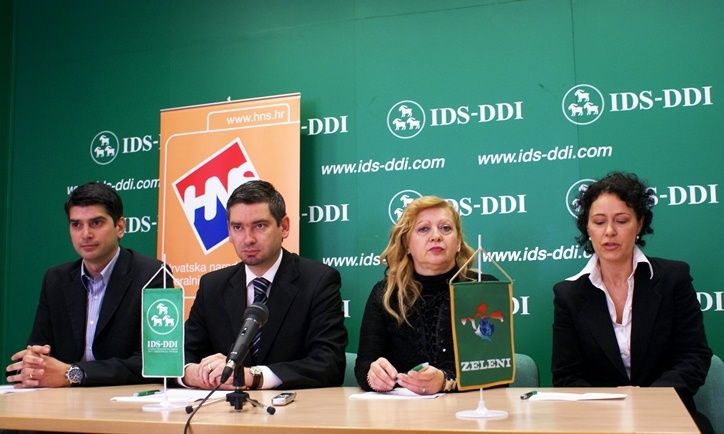 Alen Damijanić, Boris Miletić, Gordana Ferenčić i Elena Gattoni-Stepanov