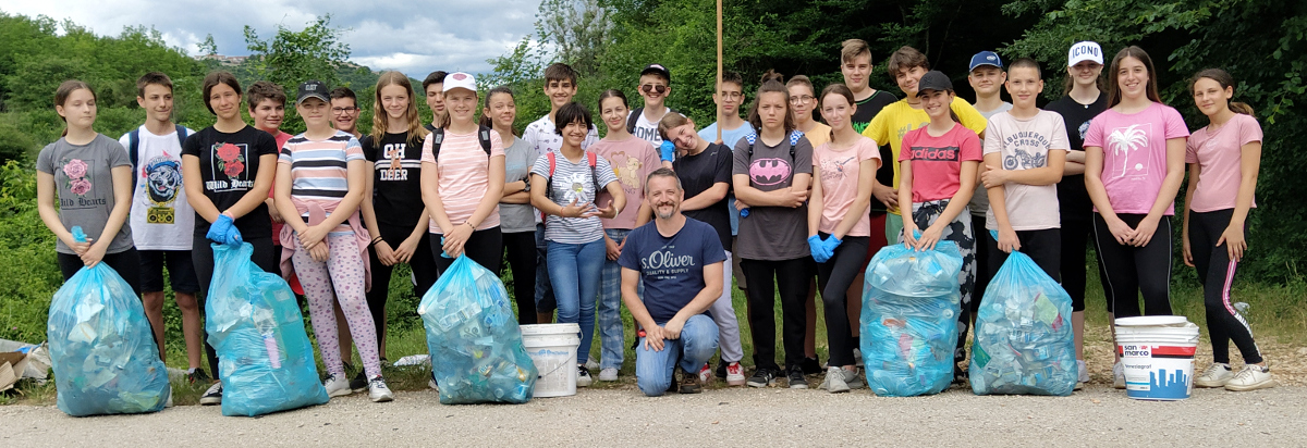 Sudionici akcije u sklopu projekta Our Eco Edu Team