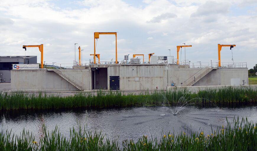 Primjer objekta za biološku obradu vode u Novoj Gorici u Sloveniji (foto: Robi Selan)