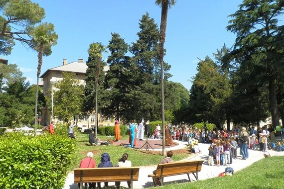 Pula obilježava Dan parkova: Mornarički park ugostio djecu i njihove šarene radove