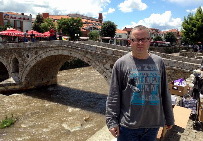 Urednik portala Istarski.hr Nenad Čakić u Prizrenu