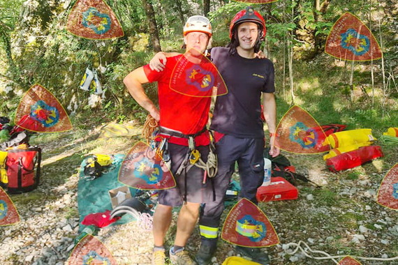 Pazinski vatrogasci i gorska služba na vježbi