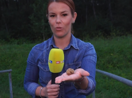 Novinarka RTL-a Fabijan Kapov s tartufom pronađenim jučer