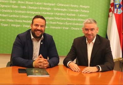 Filip Zoričić i Boris Miletić na sastanku u Županiji