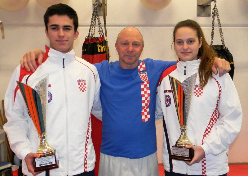 Marko Džin, Edi Višković i elizabeta Crnković (Foto: Kickboxing savez Istarske županije)