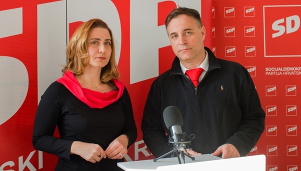 Rovinjski vijećnici SDP-a Maria Blažina i Zoran Bešenić