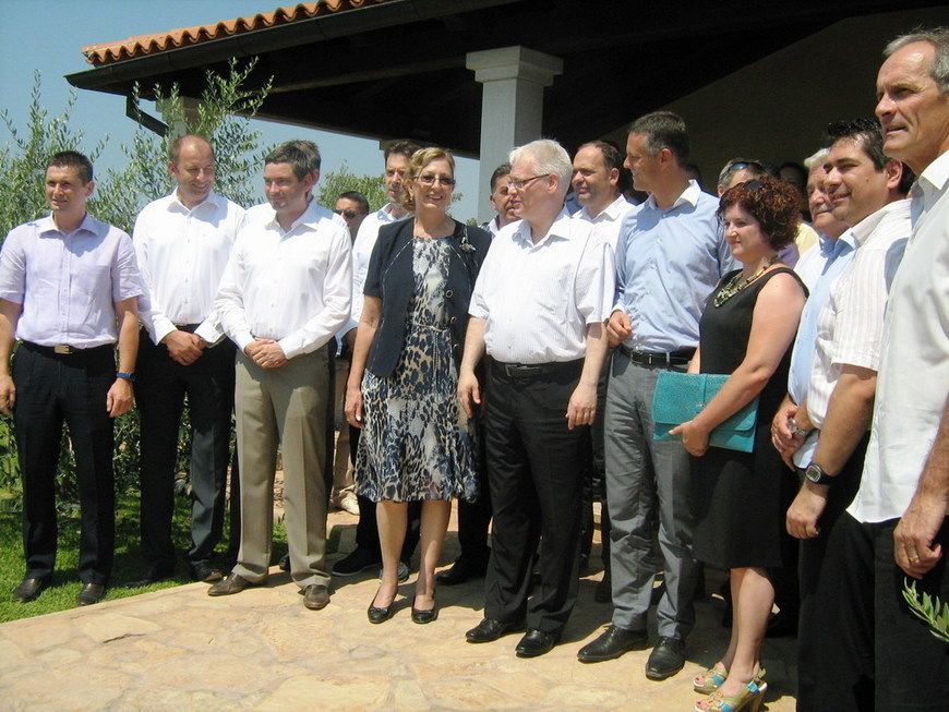 Dr. Ivo Josipović s istarskim gradonačelnicima i načelnicima 