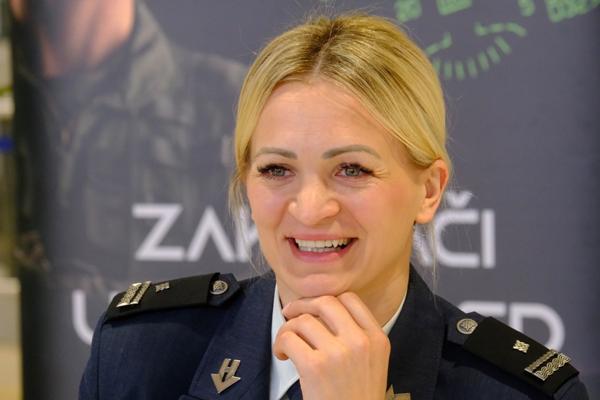 Vojna pilotkinja Antonija Trupinić (Foto: Milivoj Mijošek)