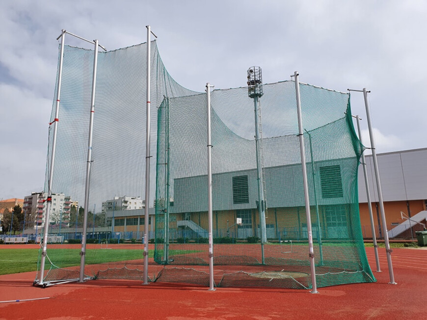 Novi kavez za bacačke discipline na SRC Veruda (FOTO: ASI)