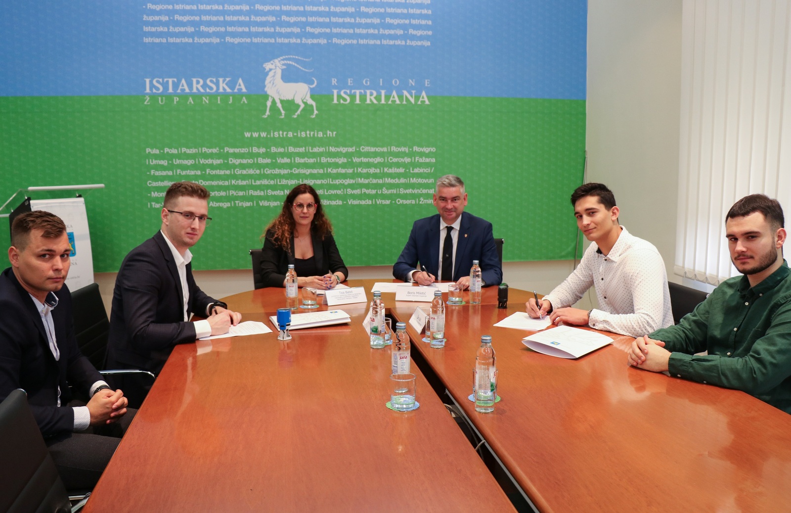 Župan Miletić sa suradnicima i predstavnicima studenata