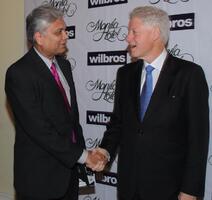 Rajesh Vyasu i Bill Clinton