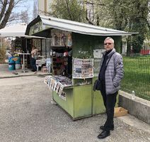 Kiosk za novine u glavnom gradu članiice EU  