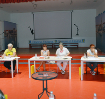 Vladajući SDP: Edi Radin, Romina Resanović, Divna Mužić, jagoda Devescovi, Dragan Sabadoš i Sandra Piljan - Lorencin