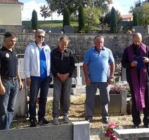 Delegacija na grobu Marijana Salamuna Salka