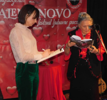 Maja Heršak (Zagreb) i Slava Božićević (Švedska - Rovinj) govori pjesmu "Dvije duše"