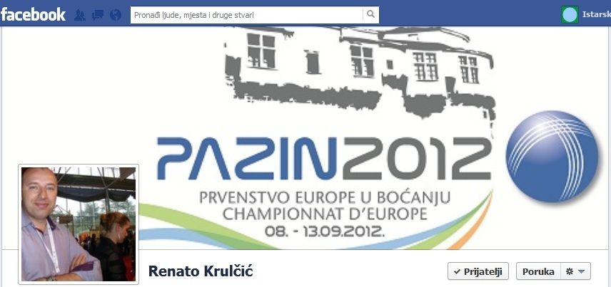 Gradonačelnik Pazina je početak PEUB-a 2012. najavio i na svom Facebook profilu