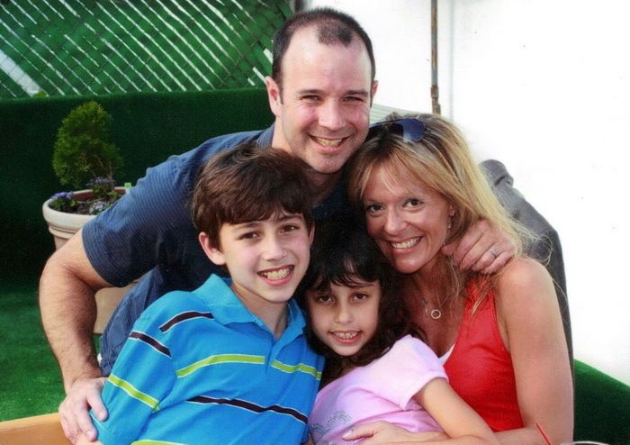 Kćerka Diana sa suprugom Chrisom i njegovom djecom: James i Julia