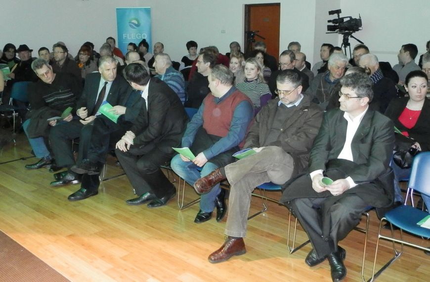 Predstavljanju programa prisustvovali su gradonačelnik Poreča Edi Štifanić i predstavnici HNS-a   