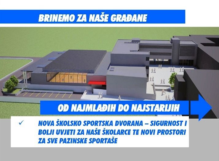 Sportska dvorana jedan je od važnijih projekata koji je u realizaciji