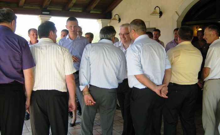 Predsjednik u razgovoru s predstavnicima istarske lokalne samouprave
