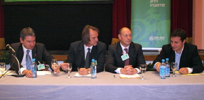 Boris Miletić, Valter Boljunčić, Giovanni Sponza i Tedi Chiavalon  