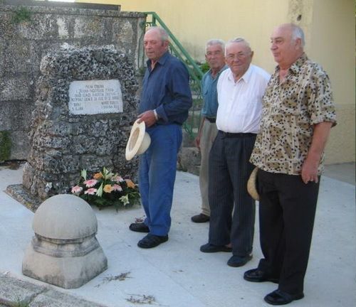 Spomenik u Baratu borci su podigli 1966. godine